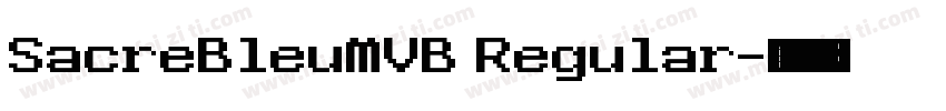 SacreBleuMVB Regular字体转换